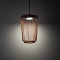 LAMPAMI - metalowa lampa wisząca pojedyncza, lampa sufitowa wisząca, nowoczesny żyrandol do salonu, żyrandol do sypialni, żyrandol młodzieżowy, ażurowana lampa wisząca metalowa KENAI B NOWODVORSKI