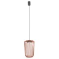 LAMPAMI - metalowa lampa wisząca pojedyncza, lampa sufitowa wisząca, nowoczesny żyrandol do salonu, żyrandol do sypialni, żyrandol młodzieżowy, ażurowana lampa wisząca metalowa KENAI B NOWODVORSKI