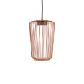 LAMPAMI - metalowa lampa wisząca pojedyncza, lampa sufitowa wisząca, nowoczesny żyrandol do salonu, żyrandol do sypialni, żyrandol młodzieżowy, ażurowana lampa wisząca metalowa KENAI B NOWODVORSKI