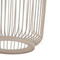 LAMPAMI - beżowa lampa wisząca pojedyncza metalowa, lampa żyrandol do salonu, lampa nad stół, lampa wisząca do sypialni, metalowa lampa, lampa wisząca designerska KENAI B NOWODVORSKI