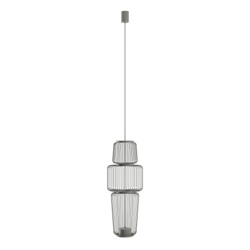 LAMPAMI - metalowa lampa wisząca nowoczesna, designerska lampa wisząca NOME B NOWODVORSKI