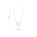 LAMPAMI - żarówka ledowa LED E27 4000K 11W 1521 lm - energooszczędna żarówka ledowa o neutralnej barwie światła LED szkic