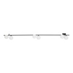 Czarna lampa sufitowa, lampa z kulami 6xG9 IMELO BLACK