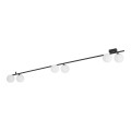 LAMPAMI - czarna lampa sufitowa, lampa z kulami, czarna lampa na sufit, lampa sufitowa listwa czarna, lampa na niski sufit, lampa do pokoju młodzieżowego, lampa do sypialni sufitowa, oświetlenie do kuchni, oświetlenie na przedpokój IMELO BLACK