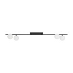Czarna lampa sufitowa, lampa z kulami 4xG9 IMELO BLACK 