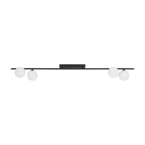 Czarna lampa sufitowa, lampa z kulami 4xG9 IMELO BLACK 