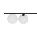 LAMPAMI - czarna lampa sufitowa, lampa z kulami, lampa na sufit, podłużna lampa sufitowa, klosze szklane kule, oświetlenie do kuchni sufitowe, oświetlenie na przedpokój, lampa do salonu, lampa sufitowa do pokoju młodzieżowego IMELO BLACK