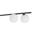 LAMPAMI - czarna lampa sufitowa, lampa z kulami, lampa na sufit, podłużna lampa sufitowa, klosze szklane kule, oświetlenie do kuchni sufitowe, oświetlenie na przedpokój, lampa do salonu, lampa sufitowa do pokoju młodzieżowego IMELO BLACK
