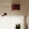 LAMPAMI - lampa sufitowa nowoczesna,  plafon sufitowy, lampa do kuchni nowoczesna, lampa do korytarza, lampa na sufit, lampa plafon mały MODO 2 burgund sollux