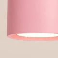 LAMPAMI - różowa lampa na sufit, plafon sufitowy, lampa na sufit do pokoju dziecięcego, lampa do garderoby, lampa sufitowa do pokoju dziewczynki, lampa do sypialni MODO 3 różowy sollux