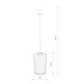 LAMPAMI - lampa wisząca nowoczesna KENAI B NOWODVORSKI szkic
