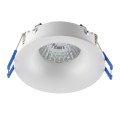 LAMPAMI - oczko sufitowe białe aluminiowe IP44, oświetlenie do łazienki, oczko sufitowe, biała oprawa halogenowa, oczko sufitowe, światło do łazienki EYE OCZKO ALUMINIOWE BIAŁE IP44