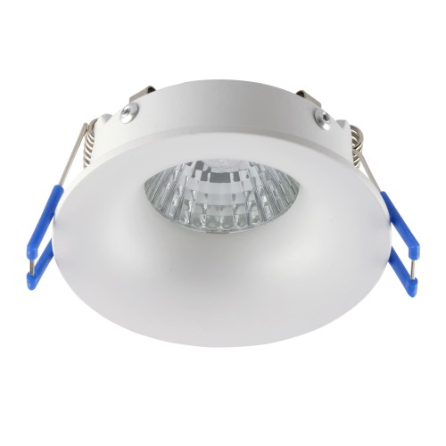 LAMPAMI - oczko sufitowe białe aluminiowe IP44, oświetlenie do łazienki, oczko sufitowe, biała oprawa halogenowa, oczko sufitowe, światło do łazienki EYE OCZKO ALUMINIOWE BIAŁE IP44