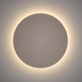 LAMPAMI - płaski kinkiet ścienny beżowy, kinkiet ścienny okrągły, lampa ścienna, kinkiet ledowy, kinkiet w salonie, przytulna lampa do sypialni, oświetlenie na przedpokój, kinkiet na klatkę schodową RING LED L NOWODVORSKI