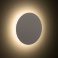 LAMPAMI - kinkiet okrągły, kinkiet ścienny ledowy beżowy, lampa ścienna na klatkę schodową, oświetlenie na przedpokój, oświetlenie na korytarzu, lampa na ścianę, kinkiet ledowy RING LED M NOWODVORSKI