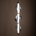 LAMPAMI - lampa sufitowa wisząca, lampa do sypialni wisząca przy łóżku, lampa wisząca do salonu, lampa wisząca pojedyncza dekoracyjna, lampa sufitowa wisząca czarna ELVA BLACK