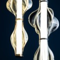 LAMPAMI - lampa sufitowa wisząca, lampa do sypialni wisząca przy łóżku, lampa wisząca do salonu, lampa wisząca pojedyncza dekoracyjna, lampa sufitowa wisząca czarna ELVA BLACK