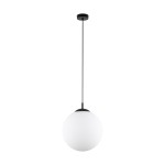Lampa sufitowa wisząca klosz kula mleczna 175 cm 1xE27 ESME WHITE