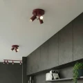 LAMPAMI - lampa na sufit, plafon sufitowy, oświetlenie do kuchni sufitowe, oświetlenie do przedpokoju sufitowe, lampa sufitowa do wiatrołapu, lampa sufitowa regulowana RING 3P burgund sollux