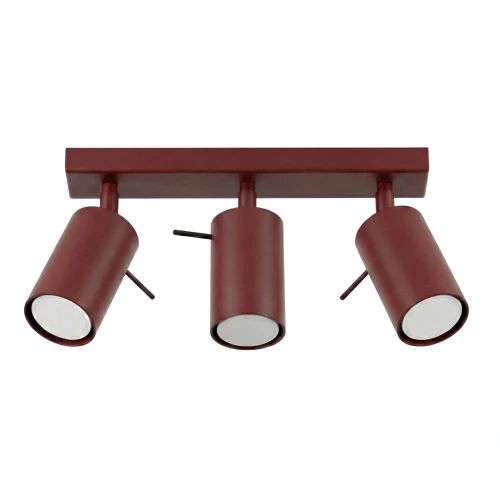 LAMPAMI - lampa na sufit, plafon sufitowy, lampa sufitowa regulowana, oświetlenie do kuchni sufitowe, lampa na korytarz, lampa sufitowa do pokoju młodzieżowego RING 3L burgund sollux