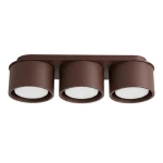 Lampa sufitowa brązowa plafon sufitowy 3xGX3 MODO 3