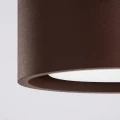 LAMPAMI - lampa sufitowa brązowa, plafon sufitowy, lampa do kuchni nowoczesna, lampa młodzieżowa sufitowa, lampa na korytarz, lampa przysufitowa, lampa na niski sufit, płaska lampa sufitowa brązowa MODO 3 sollux
