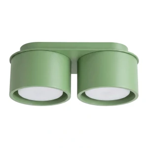 Lampa przysufitowa do kuchni, korytarza, małego salonu, plafon sufitowy 2xGX53 MODO 2 szałwiowy