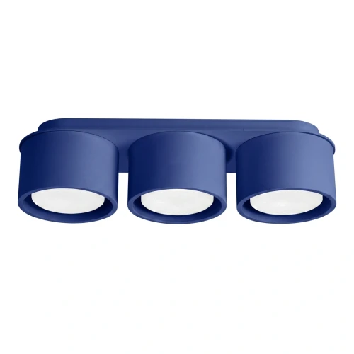 LAMPAMI - plafon sufitowy, lampa sufitowa niebieska, mała lampa sufitowa, lampa przysufitowa, lampa do pokoju dziecięcego, lampa do pokoju młodzieżowego, lampa w korytarzu, MODO 3 ultramaryna sollux