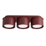 Plafon sufitowy lampa sufitowa niska 3xGX53 MODO 3 burgund