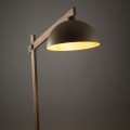 LAMPAMI - lampa podłogowa beżowa, lampa stojąca do salonu, lampa stojąca podłogowa do salonu, lampa z drewna stojąca OSLO SABIA