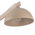 LAMPAMI - lampa podłogowa beżowa, lampa stojąca do salonu, lampa stojąca podłogowa do salonu, lampa z drewna stojąca OSLO SABIA