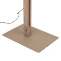 LAMPAMI - lampa podłogowa beżowa, lampa stojąca do salonu, lampa stojąca podłogowa do salonu, lampa z drewna stojąca OSLO SABIA