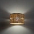 LAMPAMI - lampa wisząca boho rattanowa, lampa do kuchni, lampa do salonu, lampa do jadalni, przytulna lampa do sypialni, lampa wisząca rattanowa, lampa nad stół, lampa nad łóżko CALMA