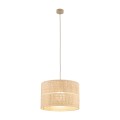 LAMPAMI - lampa wisząca boho rattanowa, lampa do kuchni, lampa do salonu, lampa do jadalni, przytulna lampa do sypialni, lampa wisząca rattanowa, lampa nad stół, lampa nad łóżko CALMA