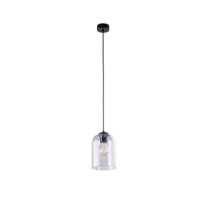 Lampa sufitowa wisząca szklana 160 cm 1xE27 MOLLY PURPLE