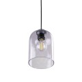 LAMPAMI - lampa sufitowa wisząca szklana, lampa pojedyncza wisząca, lampa do kuchni, lampa do pokoju, lampa na stół do jadalni, MOLLY PURPLE
