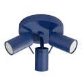 LAMPAMI - lampa na sufit do pokoju, plafon sufitowy, lampa sufitowa niebieska, oświetlenie do kuchni, lampa w korytarzu, lampa młodzieżowa sufitowa RING 3P ultramaryna sollux