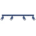 LAMPAMI - lampa sufitowa listwa, lampa sufitowa niebieska, lampa przysufitowa, tuby sufitowe, oświetlenie do kuchni, lampa na sufit do pokoju, nowoczesna lampa do przedpokoju, lampa młodzieżowa sufitowa RING 4L ultramaryna sollux