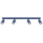 Lampa sufitowa listwa niebieska plafon sufitowy 4xGU10 RING 4L ultramaryna