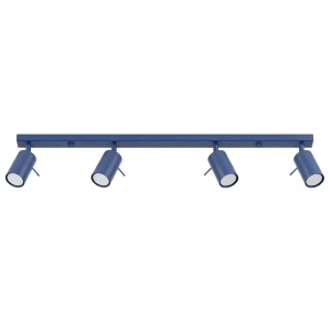 Lampa sufitowa listwa niebieska plafon sufitowy 4xGU10 RING 4L ultramaryna