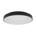 LAMPAMI - plafon sufitowy ledowy czarny, lampa ledowa sufitowa, minimalistyczna lampa sufitowa, lampa na przedpokój, lampa do korytarza, lampa do kuchni NIKKI ROUND LED NOWODVORSKI