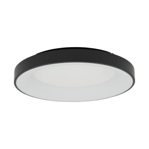 Plafon sufitowy ledowy czarny 60 cm 3000K NIKKI ROUND LED 