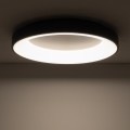 LAMPAMI - plafon sufitowy ledowy czarny, lampa ledowa sufitowa, minimalistyczna lampa sufitowa, lampa na przedpokój, lampa do korytarza, lampa do kuchni NIKKI ROUND LED NOWODVORSKI