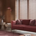 LAMPAMI - kinkiet ścienny do sypialni, lampka do czytania książek, oświetlenie nad kanapą w salonie, kinkiet do pokoju młodzieżowego, lampa ścienna LUME S BURGUND