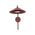 LAMPAMI - kinkiet ścienny do sypialni, lampka do czytania książek, oświetlenie nad kanapą w salonie, kinkiet do pokoju młodzieżowego, lampa ścienna LUME S BURGUND
