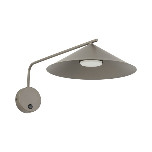 LAMPAMI - kinkiet ścienny z włącznikiem, lampa kinkiet, kinkiet w salonie, kinkiet ścienny w sypialni, lampa do czytania w łóżku, kinkiet do pokoju młodzieżowego LUME M NEW BROWN