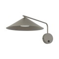 LAMPAMI - kinkiet ścienny z włącznikiem, lampa kinkiet, kinkiet w salonie, kinkiet ścienny w sypialni, lampa do czytania w łóżku, kinkiet do pokoju młodzieżowego LUME M NEW BROWN