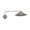LAMPAMI - kinkiet ścienny z włącznikiem, lampa kinkiet, kinkiet w salonie, kinkiet ścienny w sypialni, lampa do czytania w łóżku, kinkiet do pokoju młodzieżowego LUME M NEW BROWN