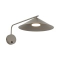 LAMPAMI - kinkiet ścienny z włącznikiem, lampa kinkiet, kinkiet w salonie, kinkiet ścienny w sypialni, lampa do czytania w łóżku, kinkiet do pokoju młodzieżowego LUME M NEW BROWN
