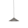 LAMPAMI - brązowa lampa sufitowa wisząca, lampa wisząca pojedyncza, lampa wisząca do kuchni nad stół, oświetlenie nad wyspę kuchenną, oświetlenie do jadalni nad stół LUME S NEW BROWN
